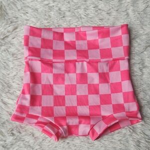 Handmade Pink Checkered Baby Bummies